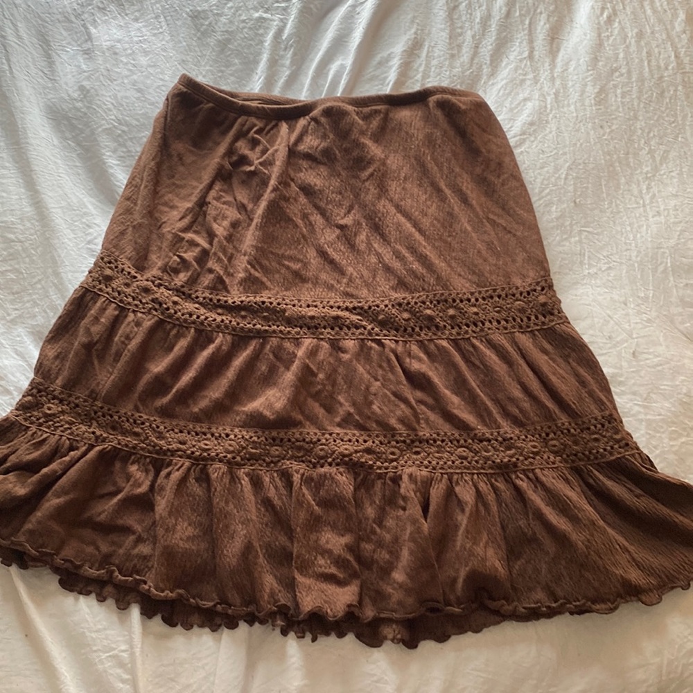 Brown skirt